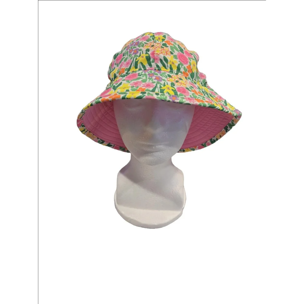 Cat And Jack Baby Pink Floral Bucket Hat, NWOT